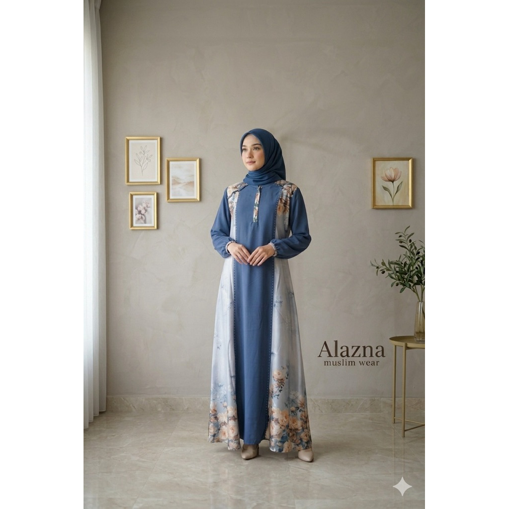 Gamis Zahra Alazna | Dress Zahra Alazna | Gamis Mewah | Gamis Murah | Gamis Kekinian | Gamis Remaja 