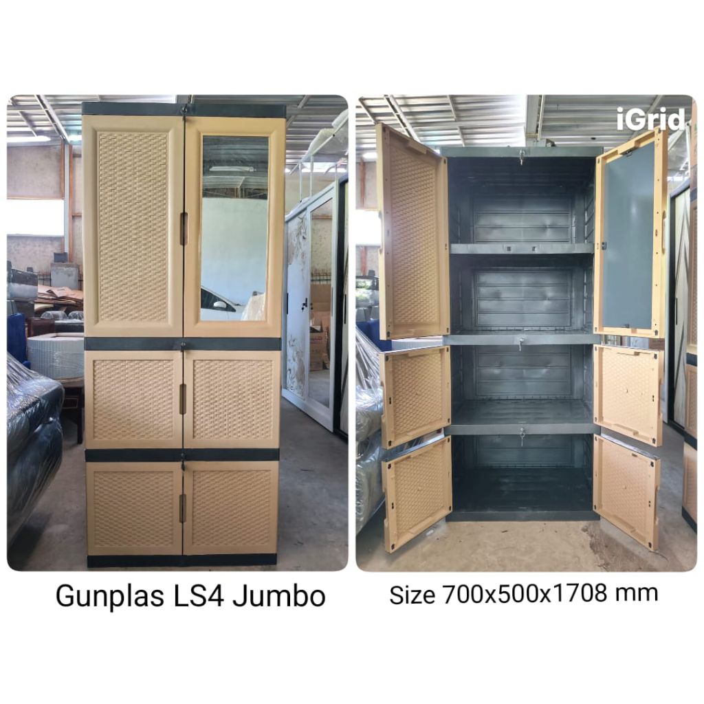 Lemari plastik gunplas jumbo