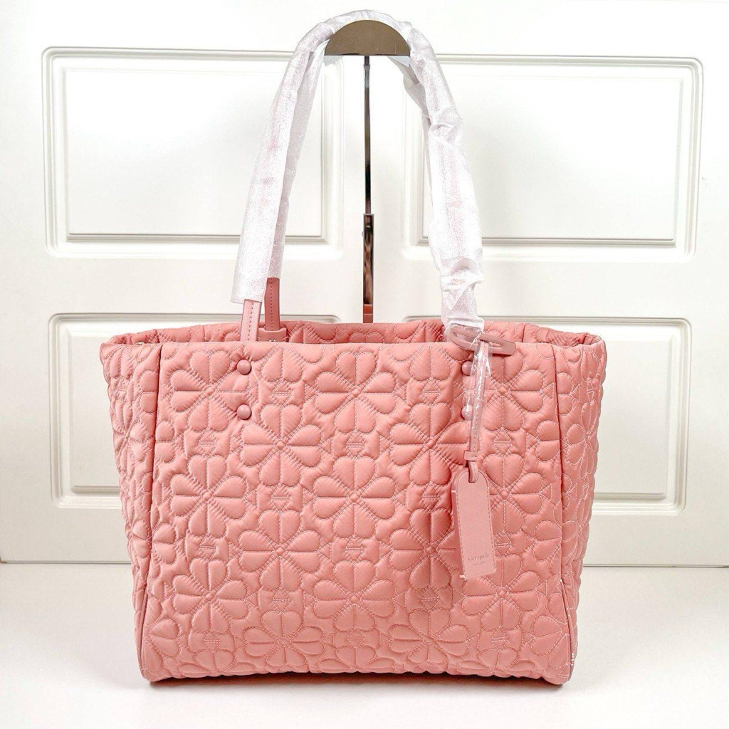 (NEW NBU) Kate Spade NY Tilly Quilted Medium Tote in Cosmetic Pink
