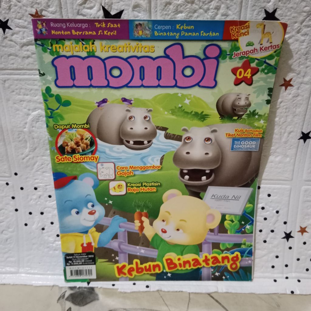 MAJALAH ANAK MOMBI NOVEMBER 2015