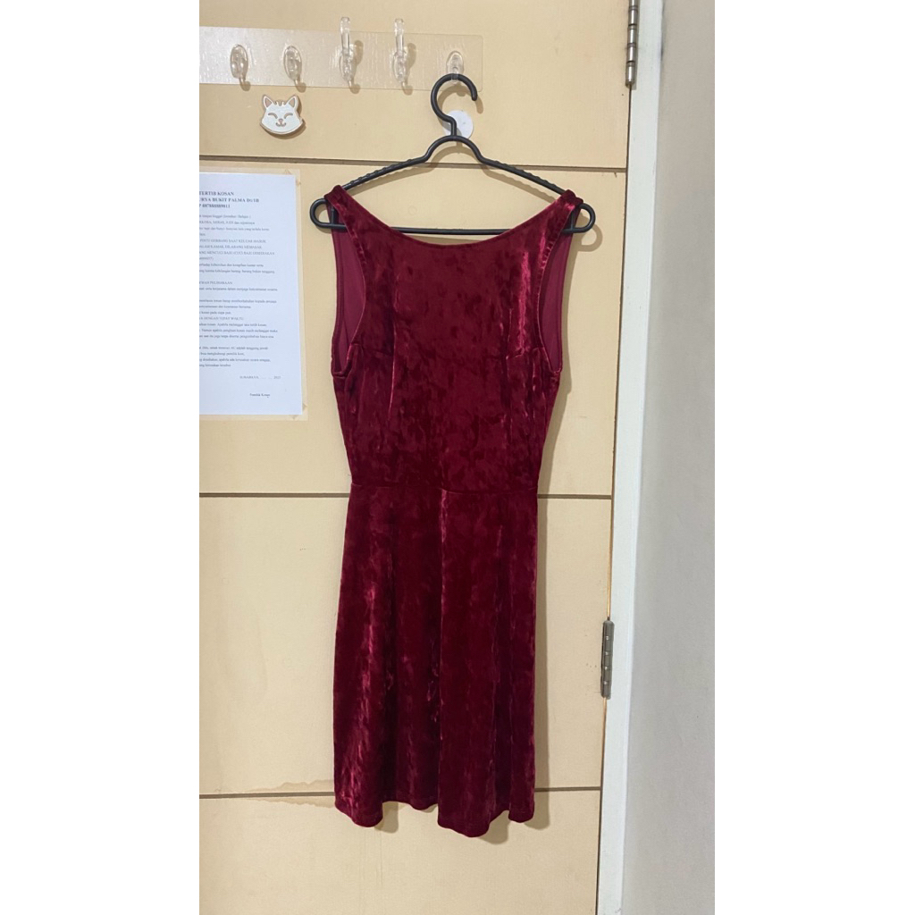 Dress Wanita Hnm Velvet