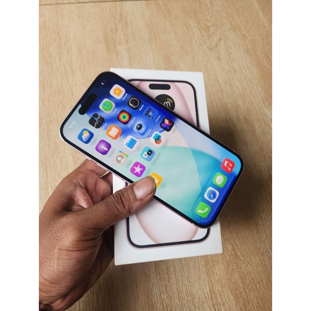 iphone 15 128gb ex ibok resmi fullset
