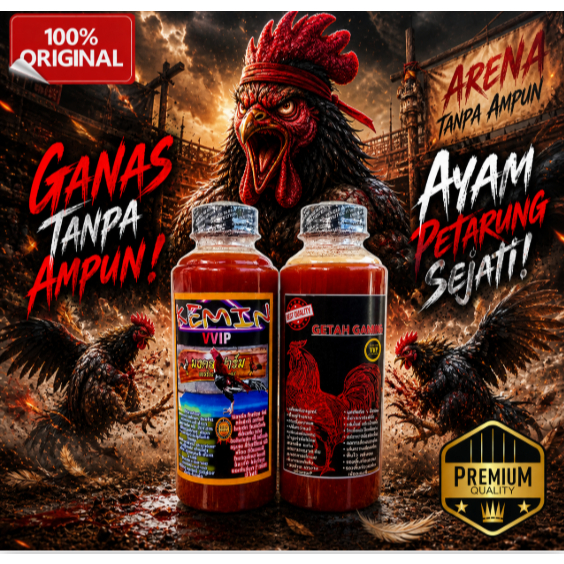 paket Kemin Getah Gambir Ayam Aduan Super Ampuh | Pengeras Kulit & Kaki Ayam Bangkok Juara