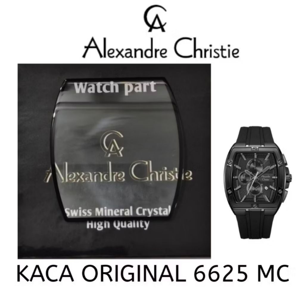 Kaca jam tangan Alexandre Christie Type AC 6625 MC