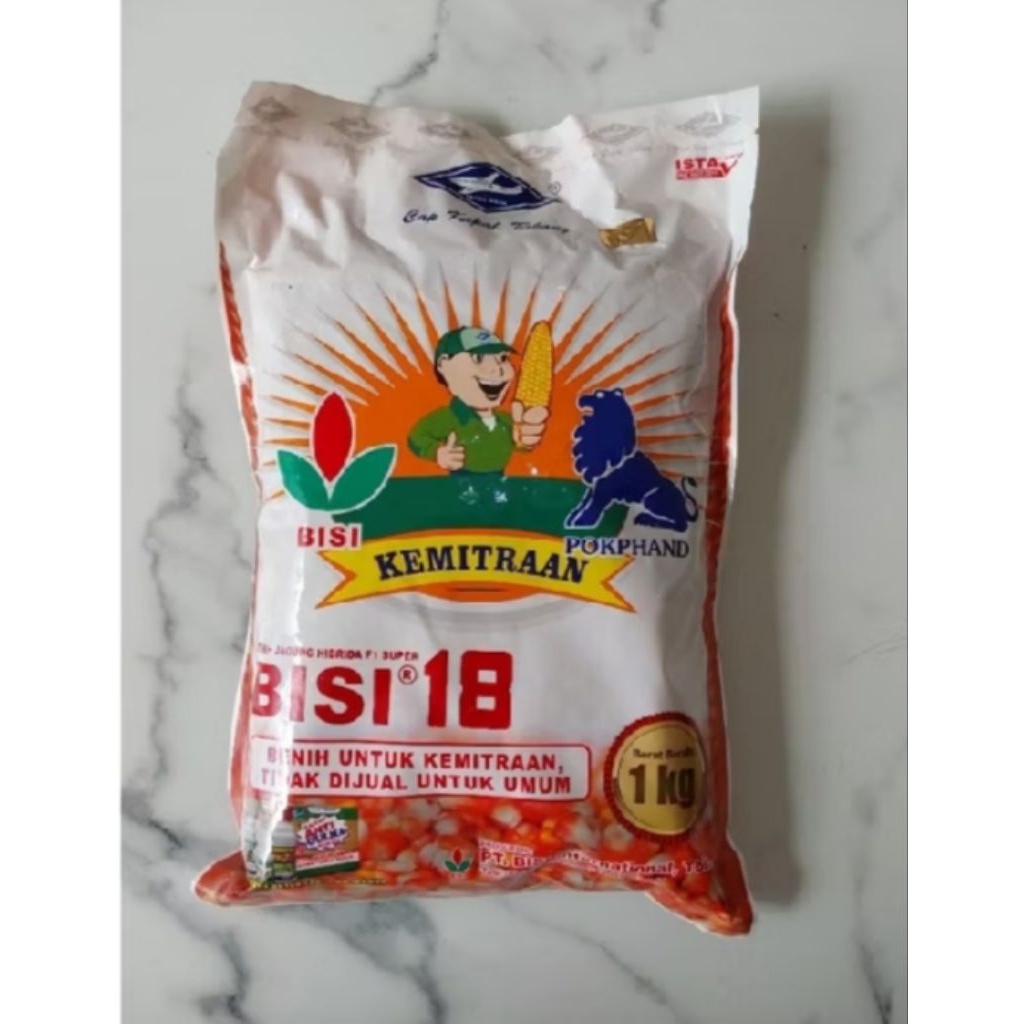 benih jagung hibrida BISI 18 kemitraan kemasan 1 kg