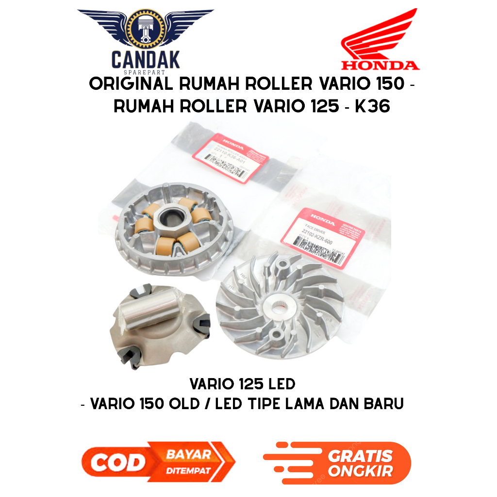 Original rumah roller vario 150 - rumah roller vario 125 - K36