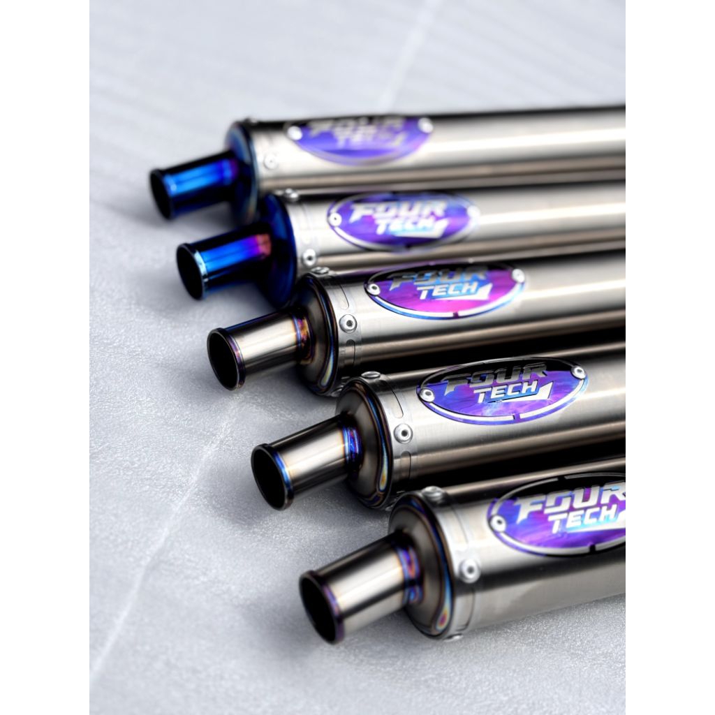 SLINCER NINJA R RR SS STAINLES MONCONG TITANIUM ORIGINAL FOURTECH RACING BY GJR RACING
