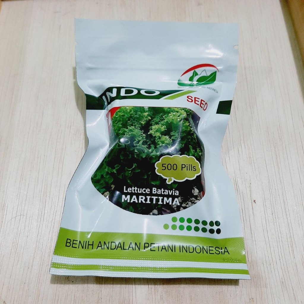 Benih MARITIMA 500 pill - Benih Selada Maritima indoseed kemasan original