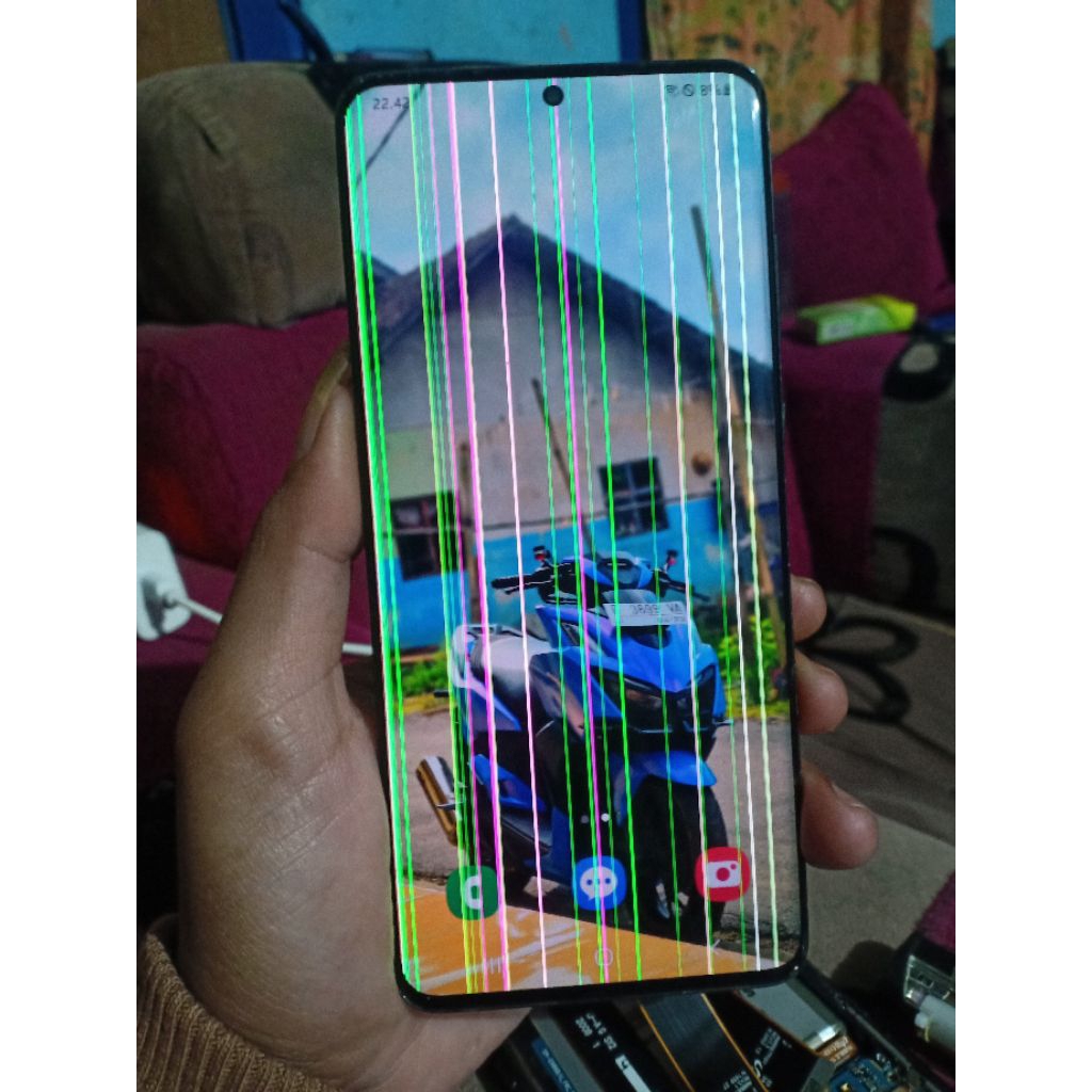 samsung s20+ plus minus wifi only garis banyak sentuh aman