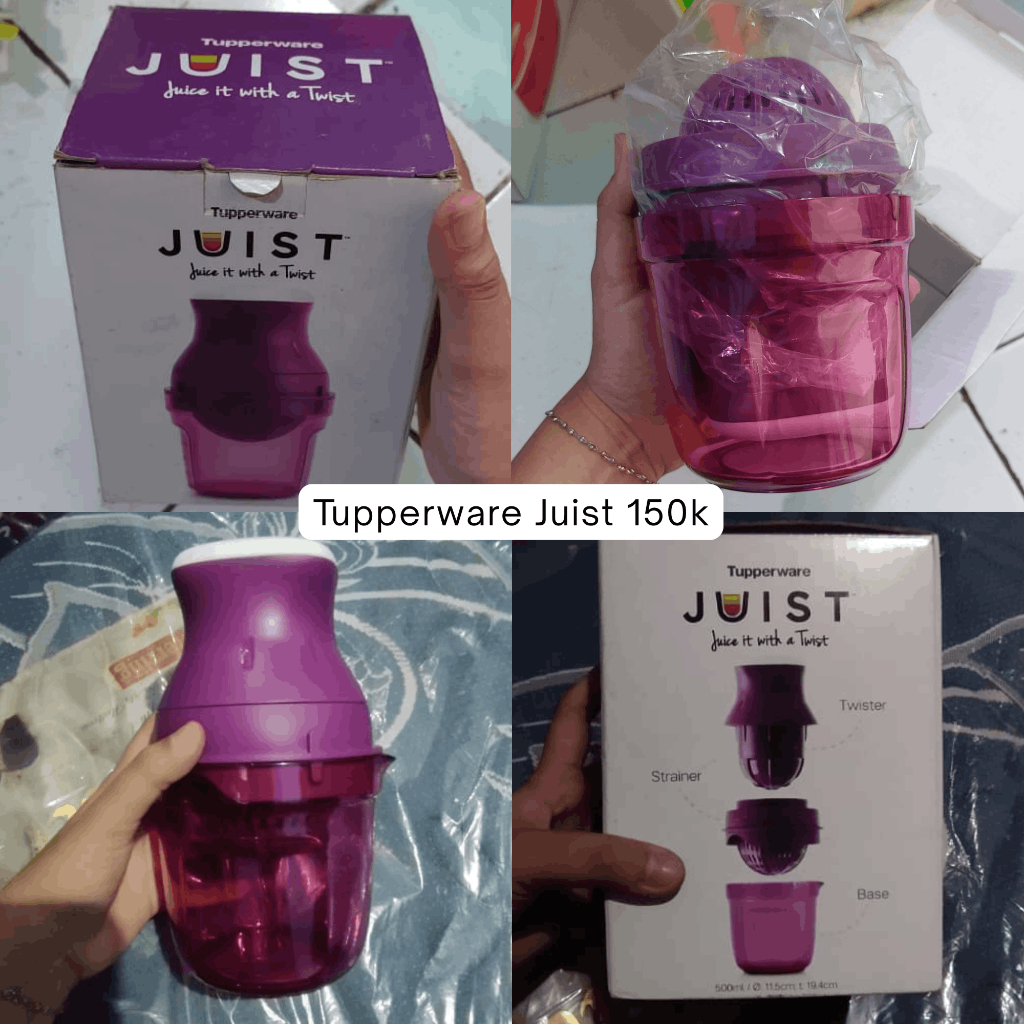 [PRELOVED] Tupperware Juist Blender Manual dengan Saringan 500ml