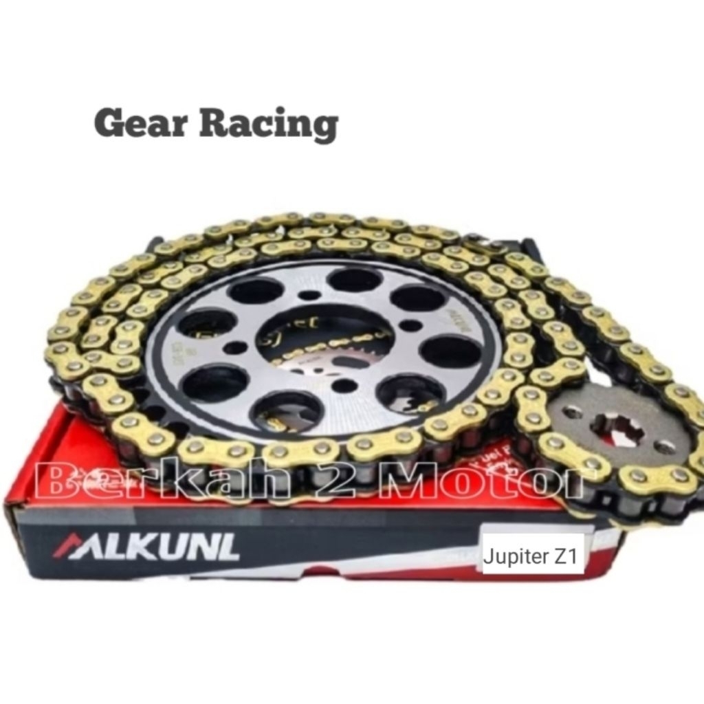 Paket gear, Gear set Jupiter Z1, model SSS Racing Rantai Gold