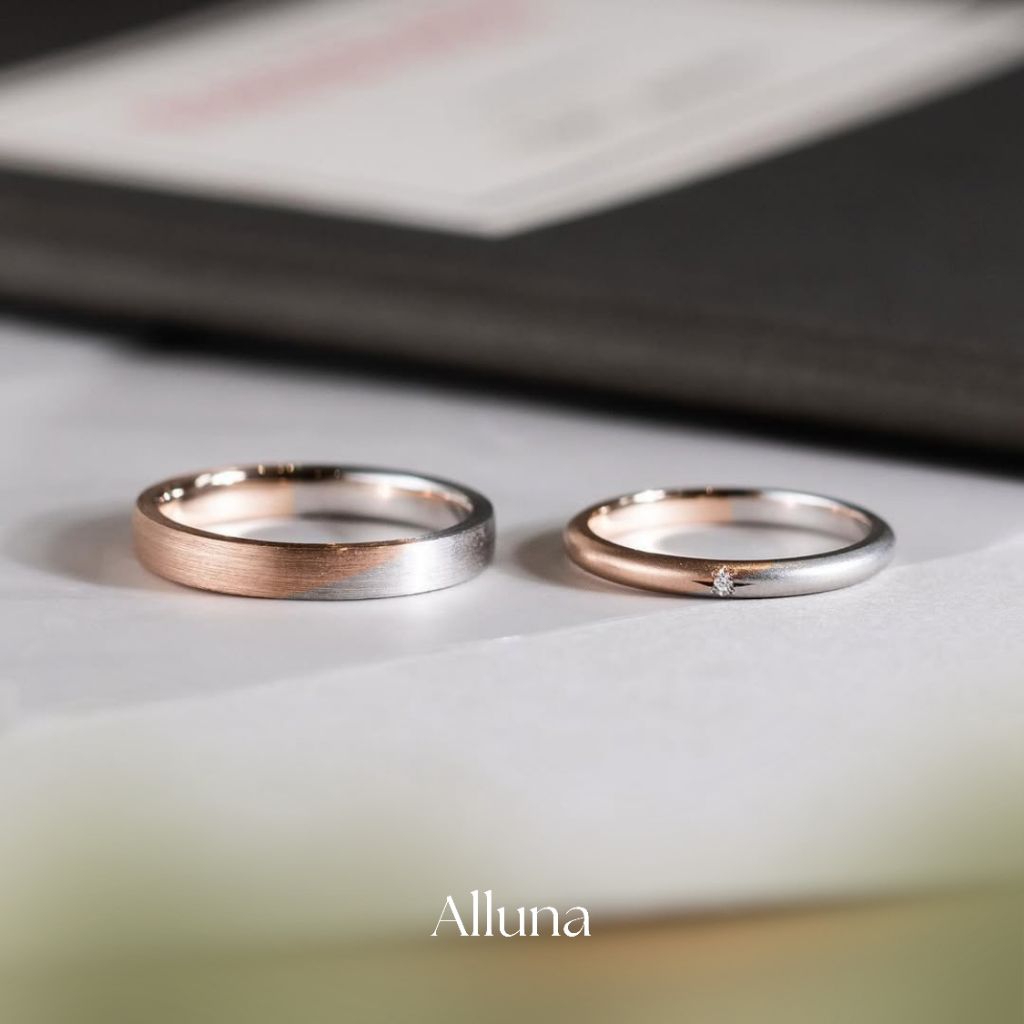 ‎Cincin Couple Murni Silver 950 - Couple Rings L7