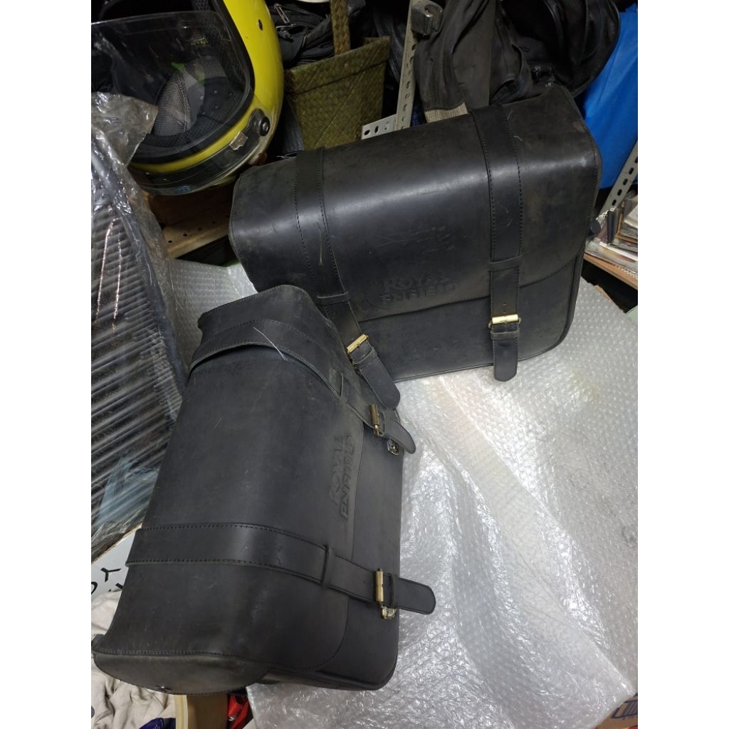 Side Bag Kulit Asli Royal Enfield second