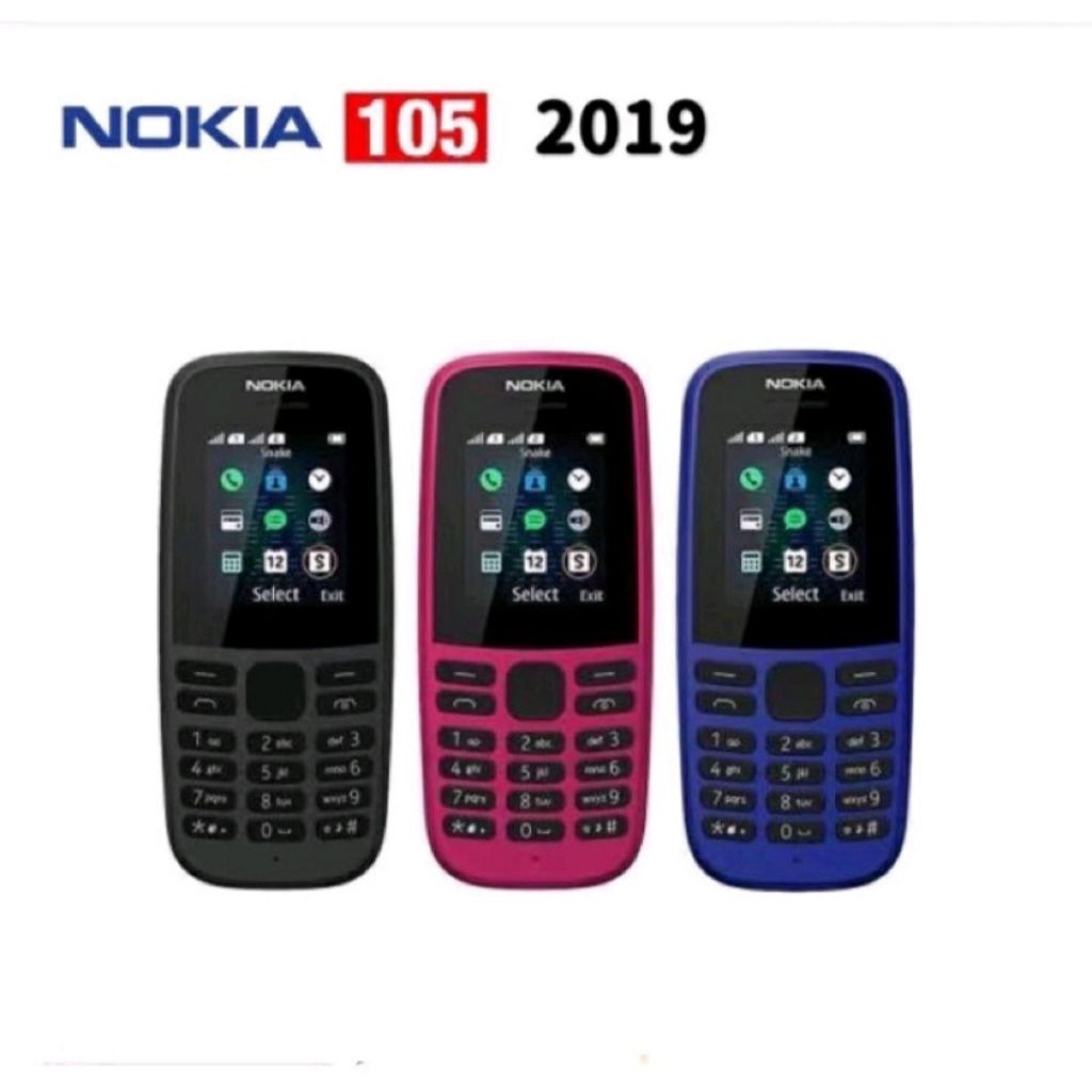 Nokia 105 2019 - HP Jadul Dual SIM, Baterai Awet, Radio FM