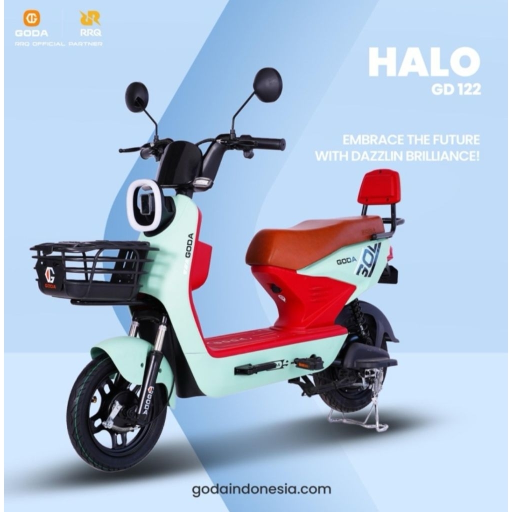 GODA - Sepeda Listrik Goda 122 Halo Power 550W Baterai 48V12AH