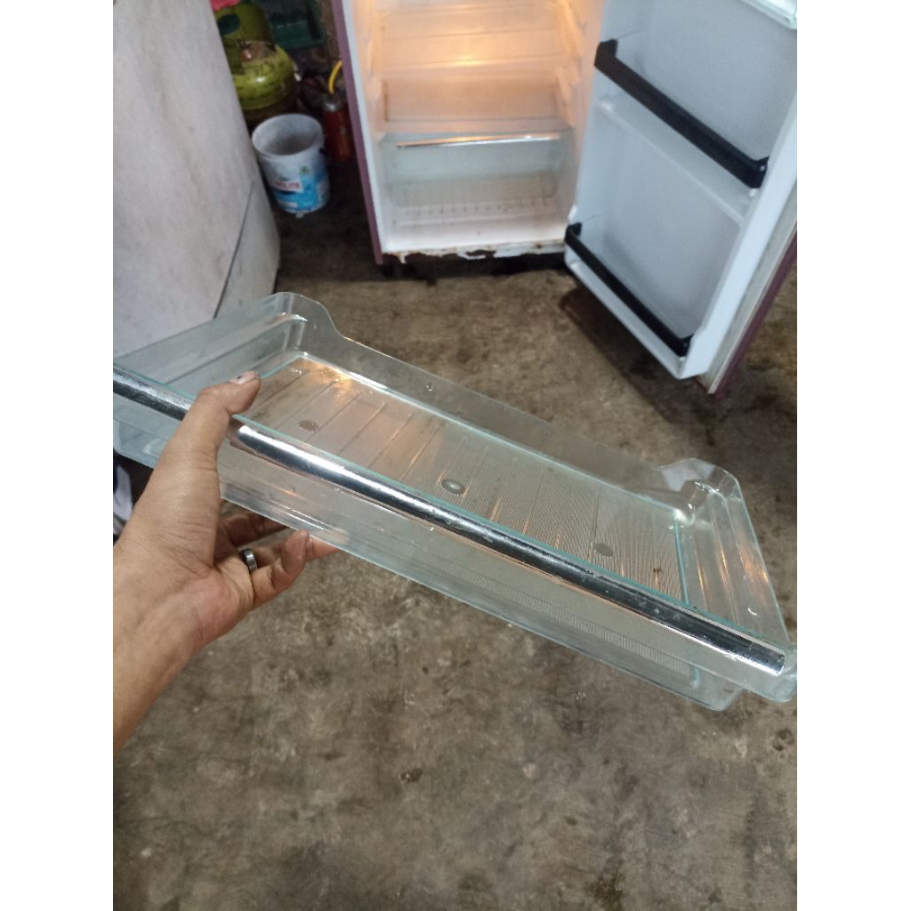 Rak Ikan/Chiller kulkas Polytron 1 pintu #Chiller sharp