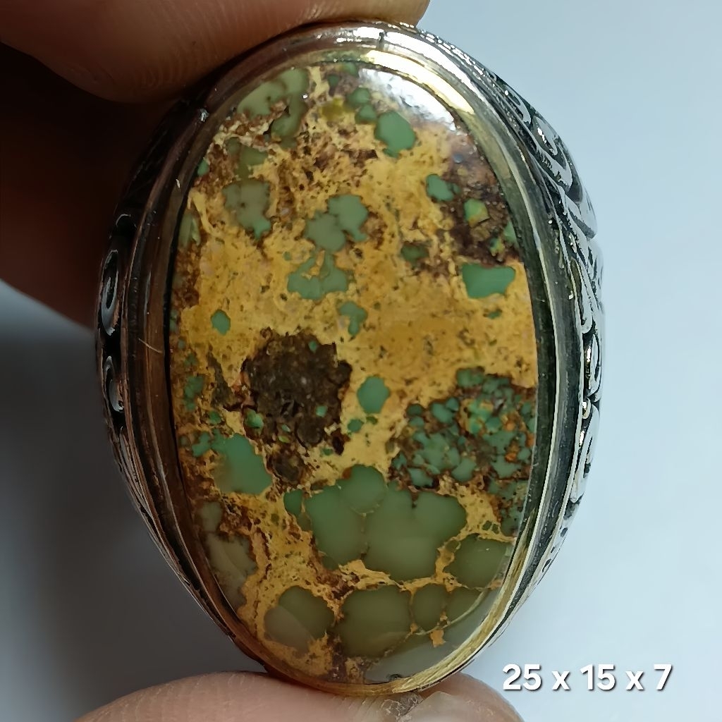 NATURAL BATU PIRUS PERSIA URAT EMAS