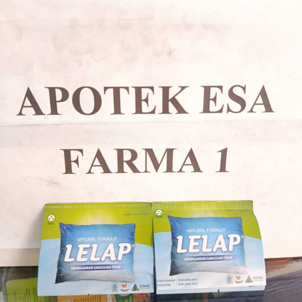 Lelap Obat Tidur Herbal 4 Tablet
