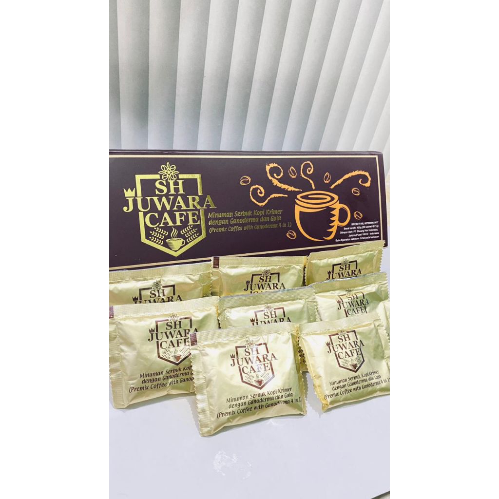 Kopi bubuk JUWARA Cafe Shuang Hor lingzhi ganodherma 1 box