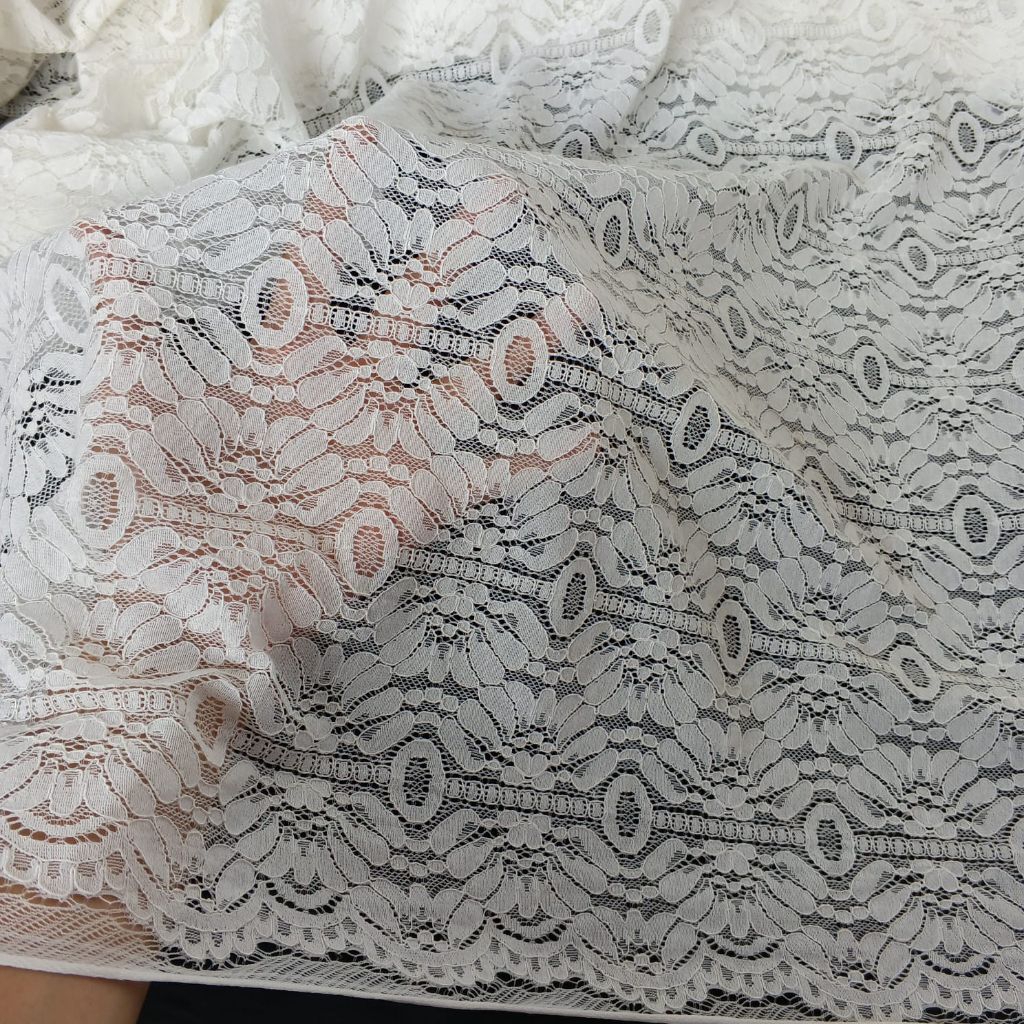 kain brokat premium mewah [BW/0,5meter] - kain brokat katun motif cantik - kain brokat katun meteran