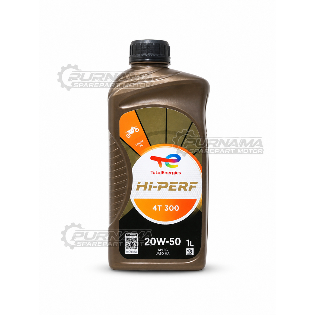 OLI TOTAL HI-PERF 4T 300 20W50 1L OLI MESIN MOTOR