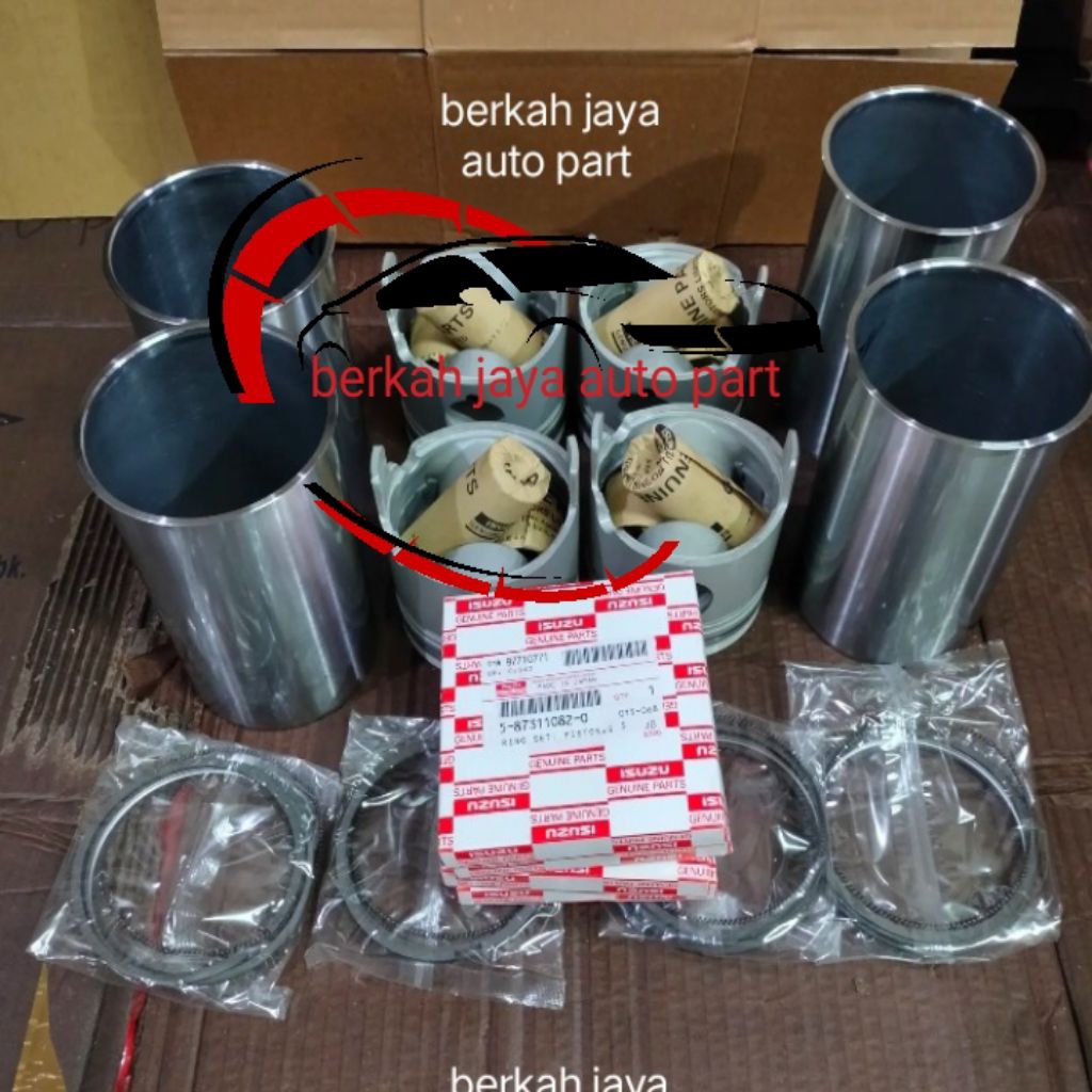 LINER SET KIT BORING RING PISTON ISUZU PANTHER 2.5