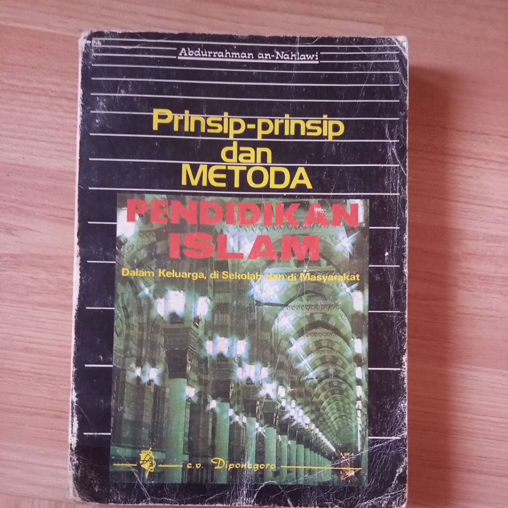 buku prinsip dan metode pendidikan islam (penulis abdurrahman an nahlawi)