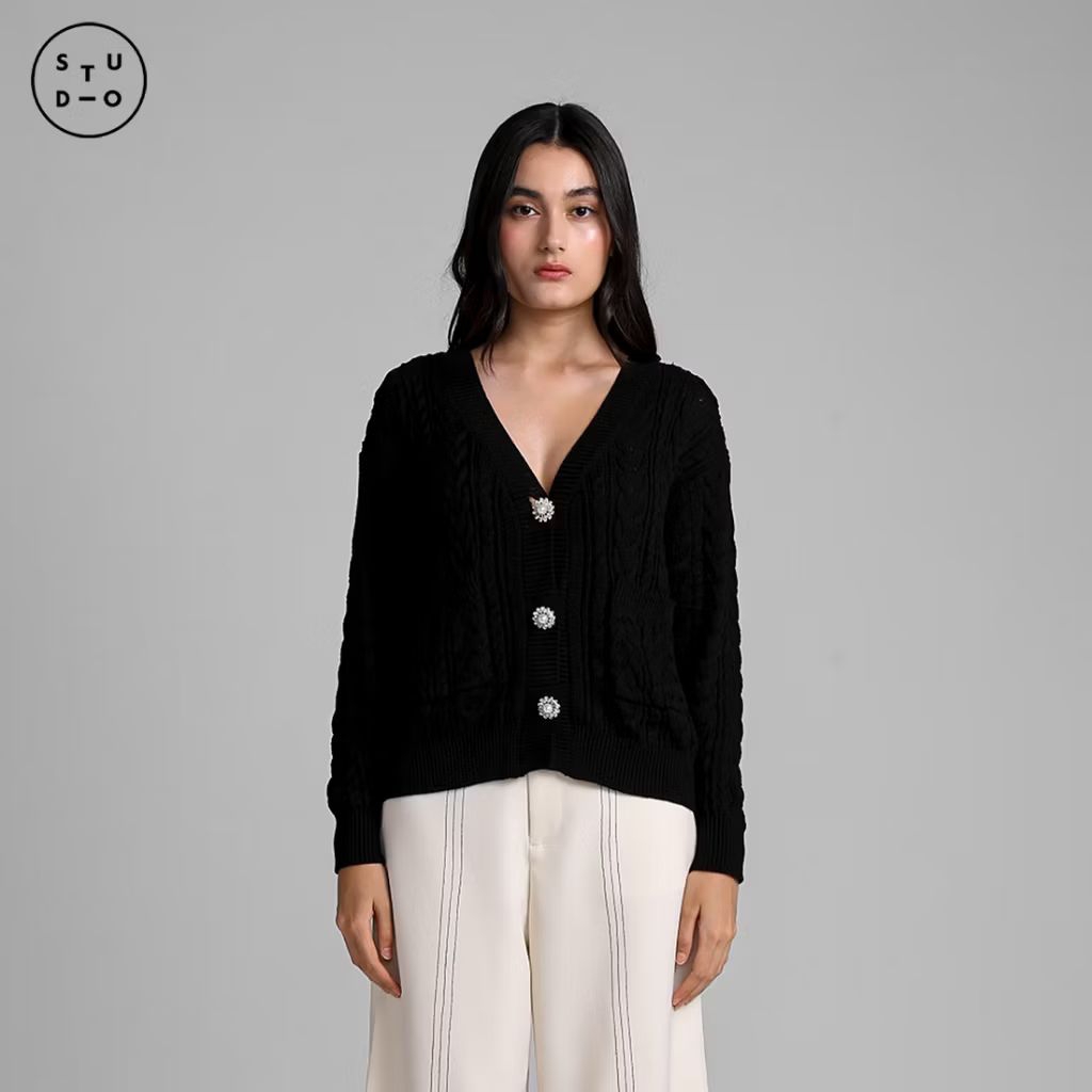 COTTONINK studio preloved outerwear cardigan wanita odem knit kardigan cottonink