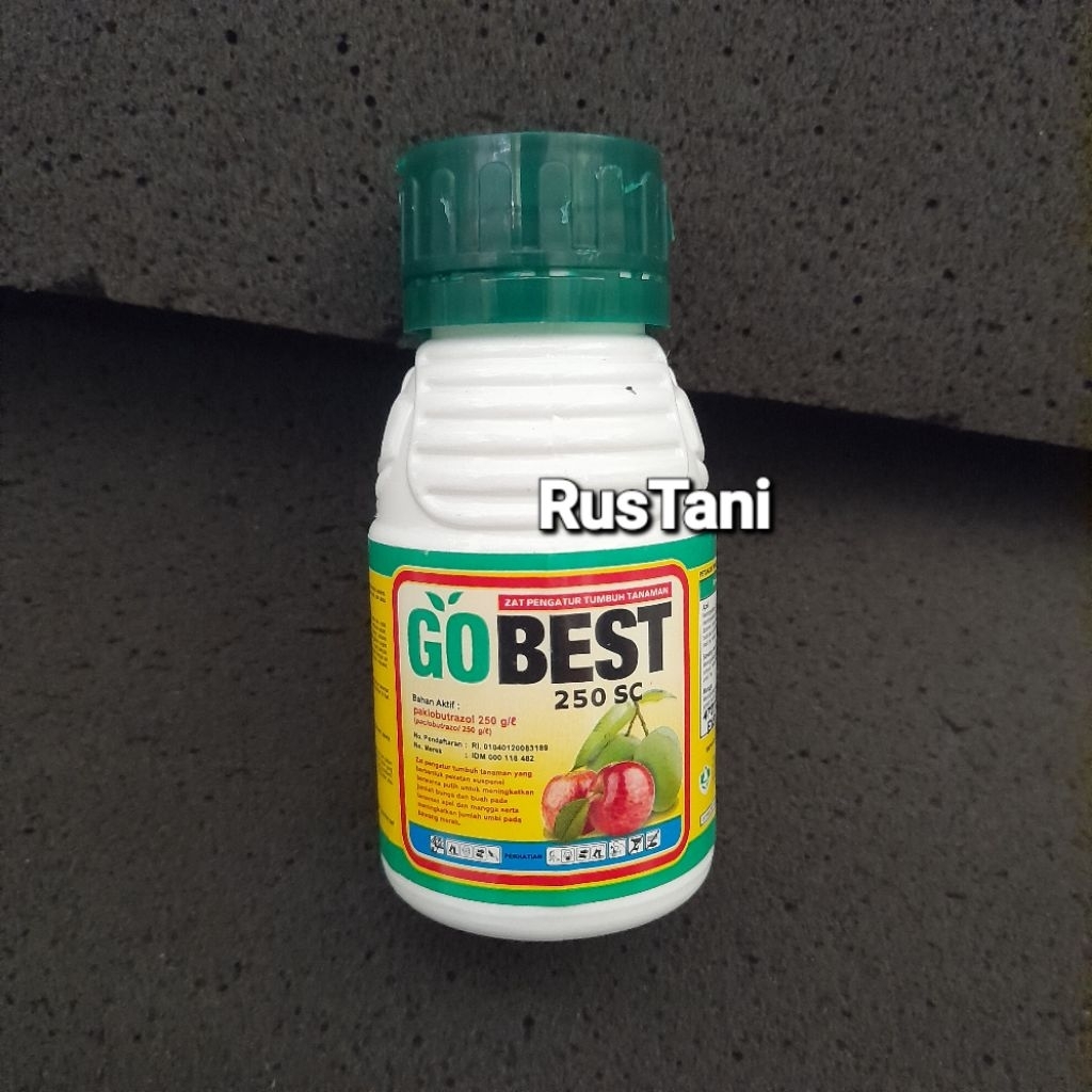 ZPT Tanaman GOBEST Bahan aktif : Paclobutrazol 250g/l 100ml