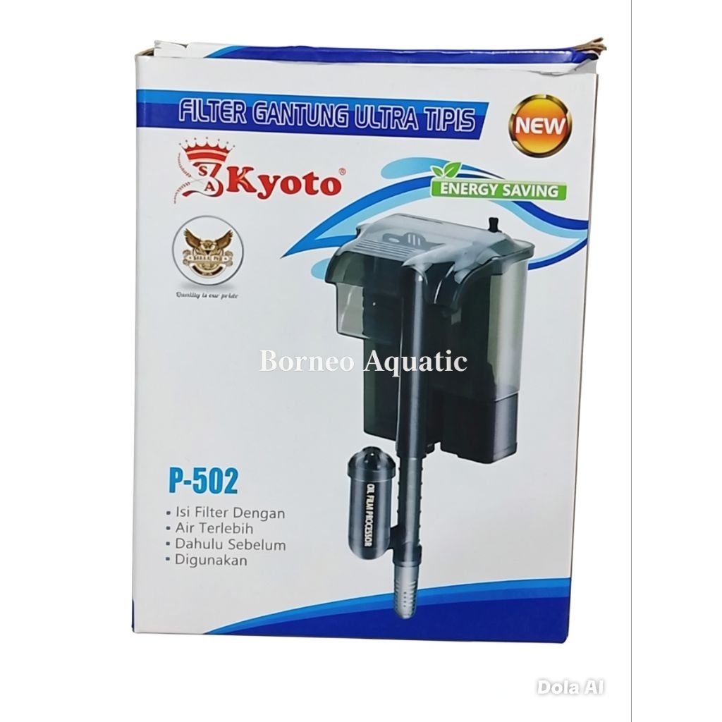 Mesin filter gantung aquarium //  Kyoto P 502