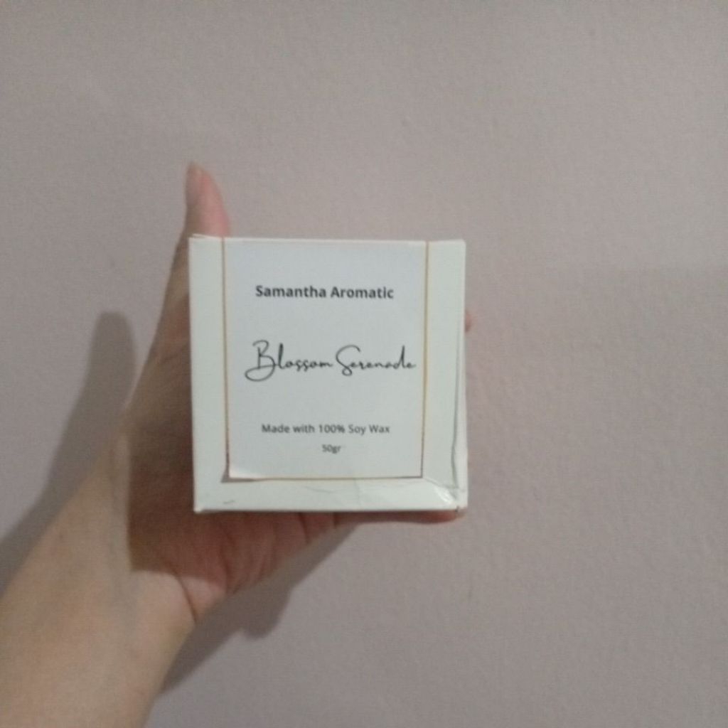 Lilin Aromaterapi Premium 50gr Scented Candle Aromaterapi 100% Soy Wax Lilin Aromaterapi Ruangan Tah