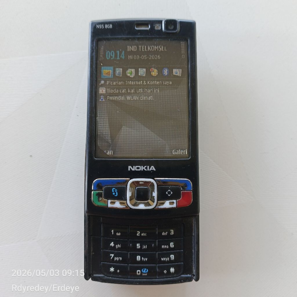 Hp Jadul Nokia N95 8Gb Minus