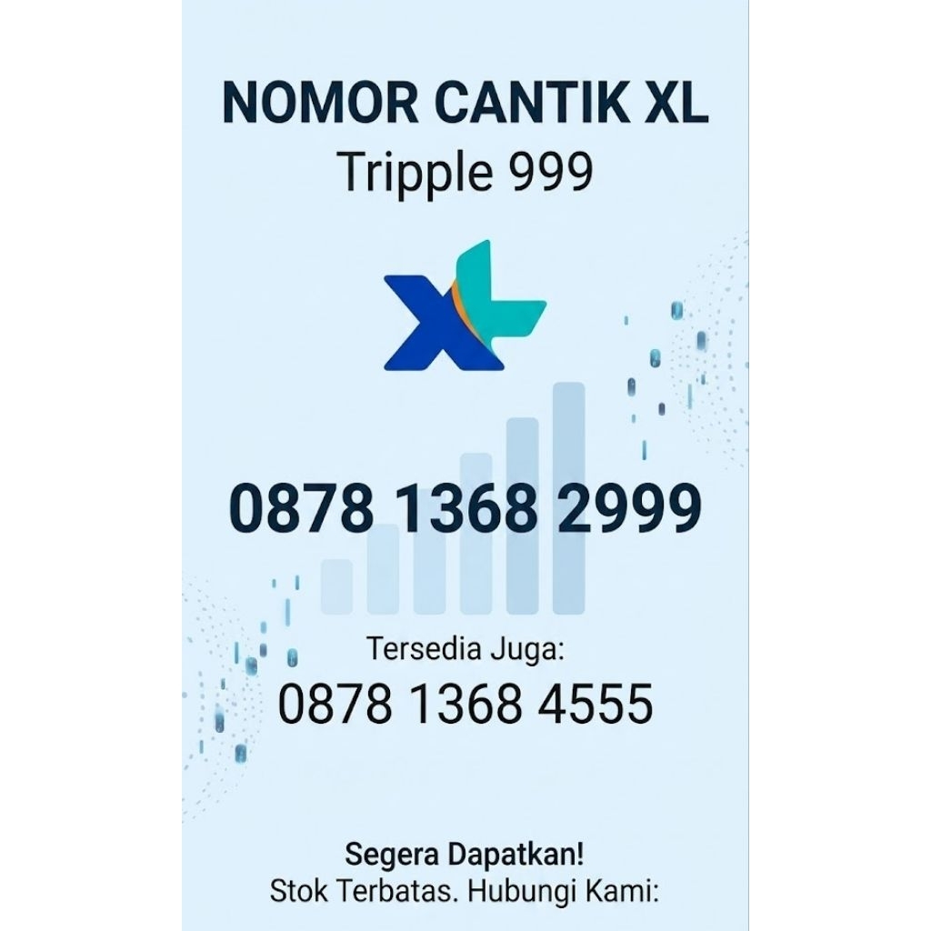 Nomor Cantik XL Tripple 999
