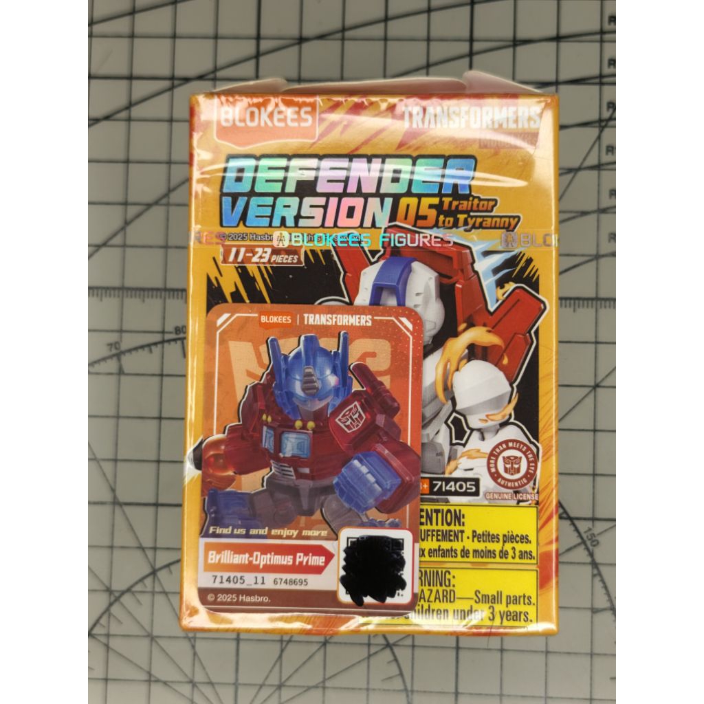 BRILLIANT OPTIMUS BLOKEES TRANSFORMERS GALAXY DEFENDER VERSION 05 OFC KOIN GALVATRON / JETFIRE ROBOT