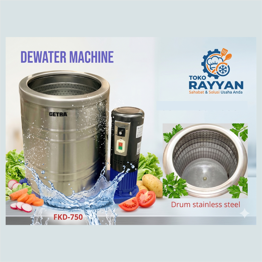 DEWATER MACHINE GETRA FKD-750 / MESIN PENGURANG KADAR AIR & MINYAK