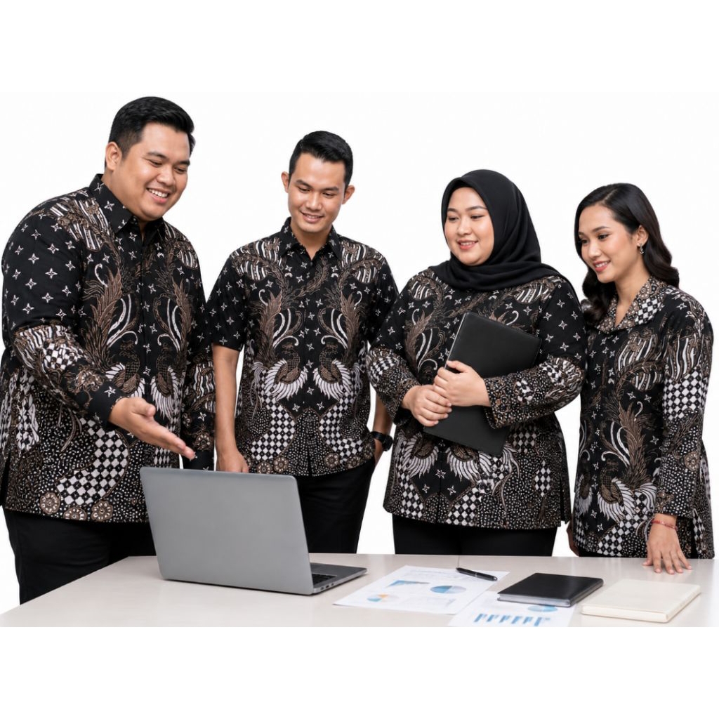 BATIK COUPLE BLUS BATIK JUMBO SARIMBIT CAUPLE BAJU BATIK BIG SIZE SERAGAM BLOUSE BATIK