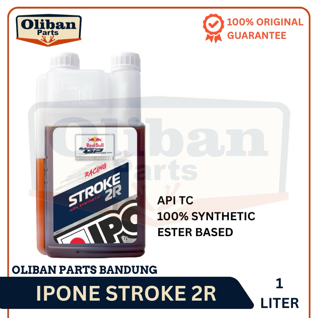 OLI SAMPING 2 TAK IPONE STROKE 2R SAMOURAI R2000 2T 1 LITER ORIGINAL JASO FD API TC STRAWBERRY SMELL