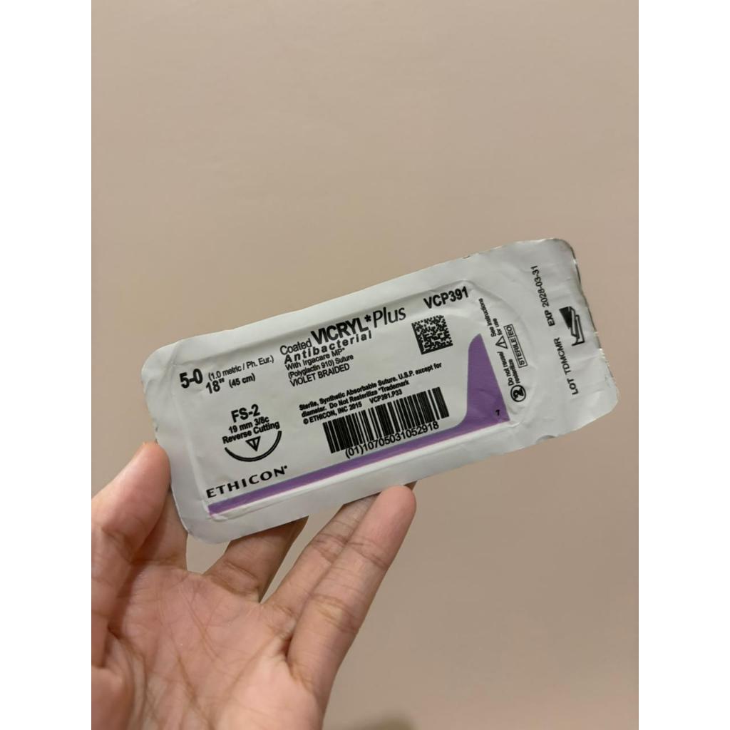 Vicryl Plus 5/0 Benang Jahit Vicryl