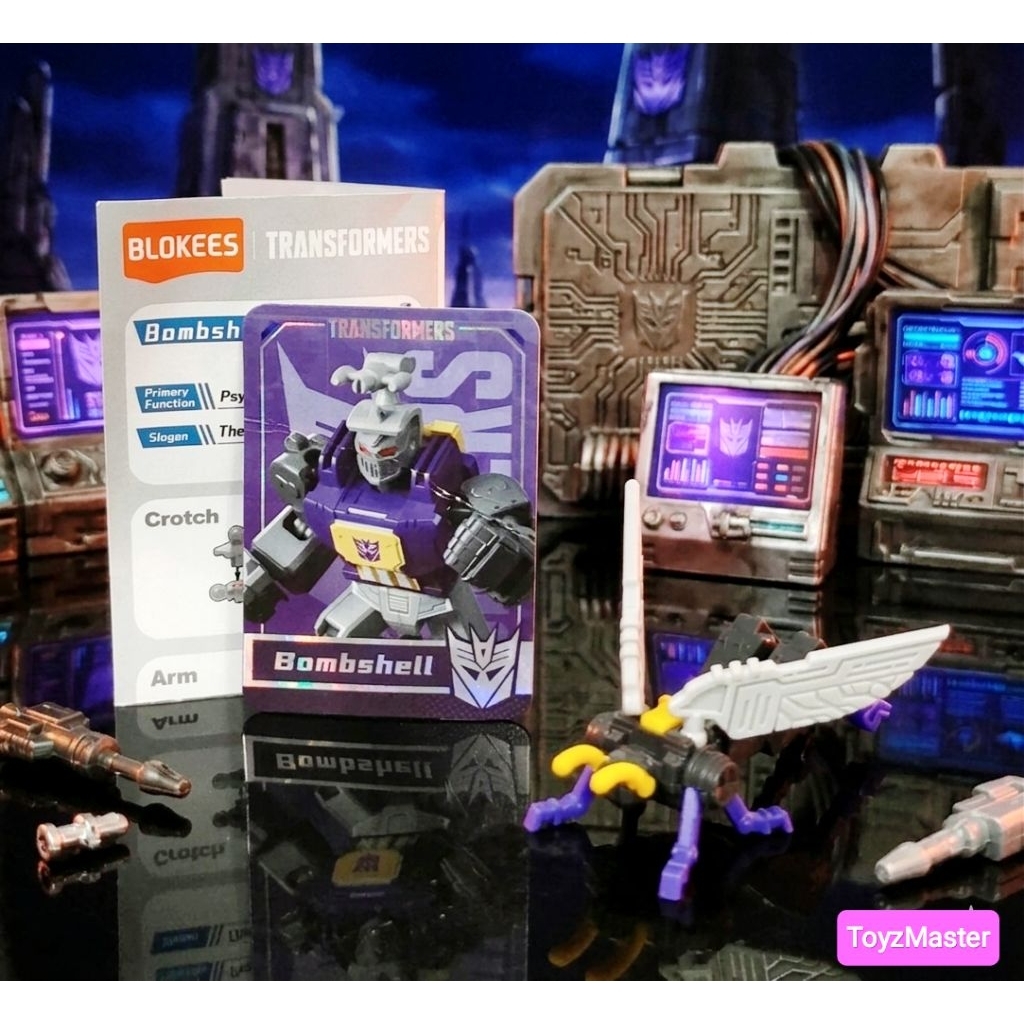 BLOKEES TRANSFORMERS KICKBACK INSECTICON FROM BOMBSHELL GALAXY VOL 9