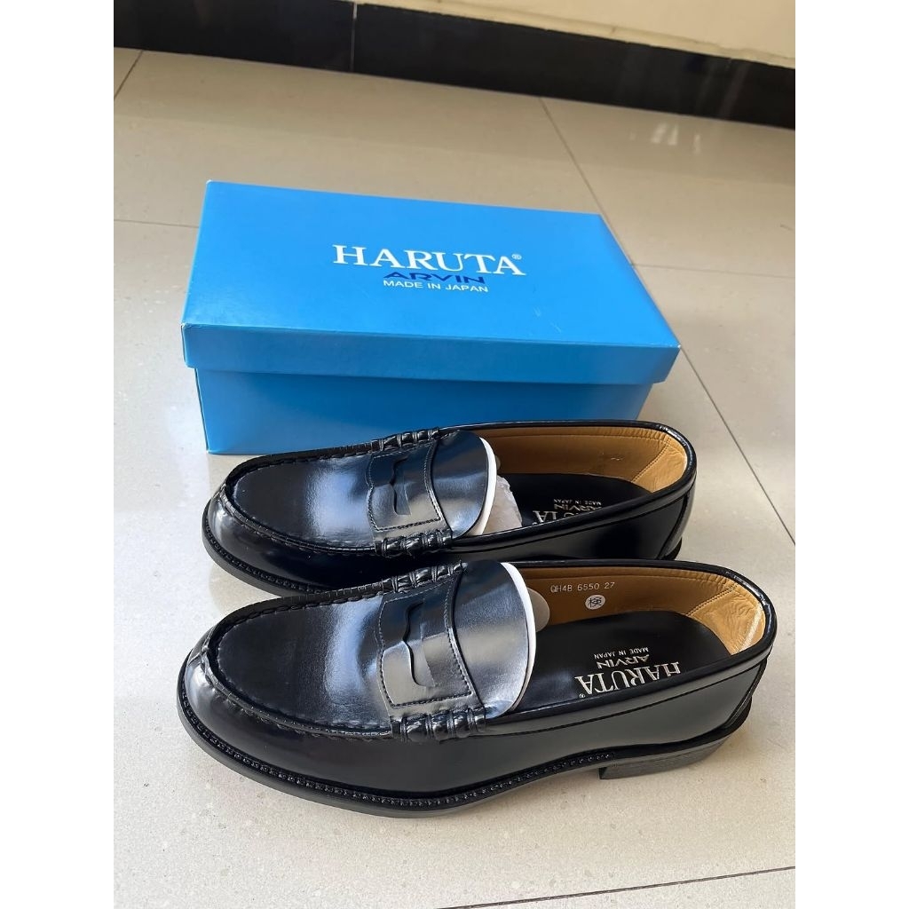 LOAFERS HARUTA ARVIN 6550 SYNTETHIC LEATHER  not haruta 906 original gh bass weejuns zara nappa mila