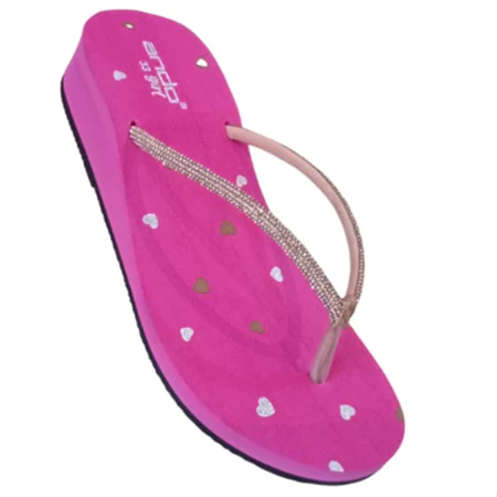 ANDO GIRLY Sandal Jepit Empuk Wedges Anak Cewek Perempuan Ringan Casual Original