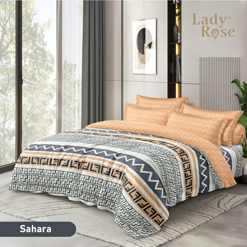 Lady Rose - Bedcover Set King 180x200 - Sahara