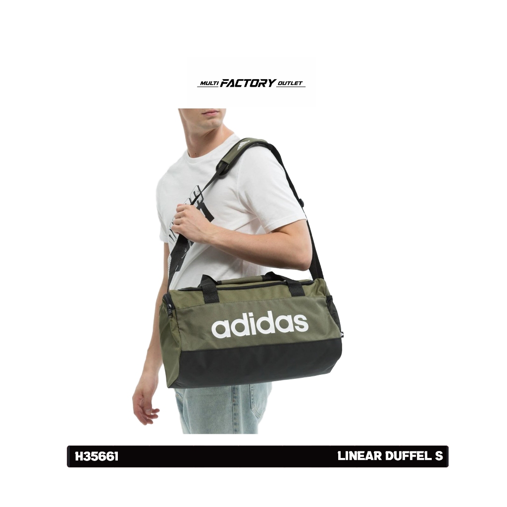 LINEAR DUFFEL S TAS DUFFEL OLAHRAGA UNISEX H35661