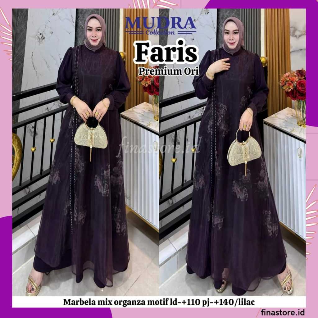Gamis Mudra Collection / Gamis Terbaru / Gamis Wanita / Gamis Premium / Gamis Pesta / One Set / Sete