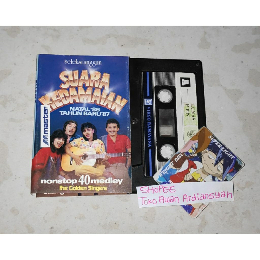 kaset pita nonstop 40 medley suara kedamaian natal tahun baru