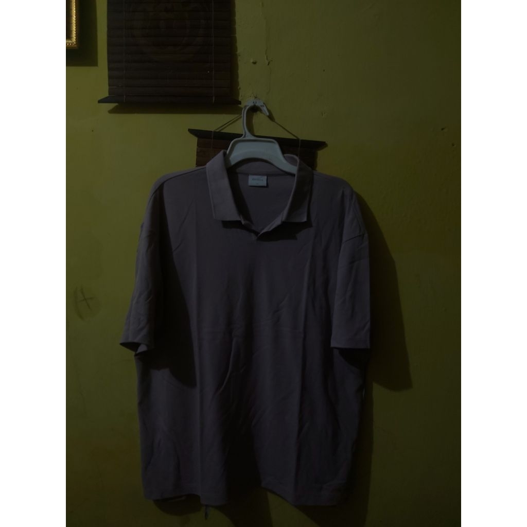 kain katun kaos kerah ziozia pink