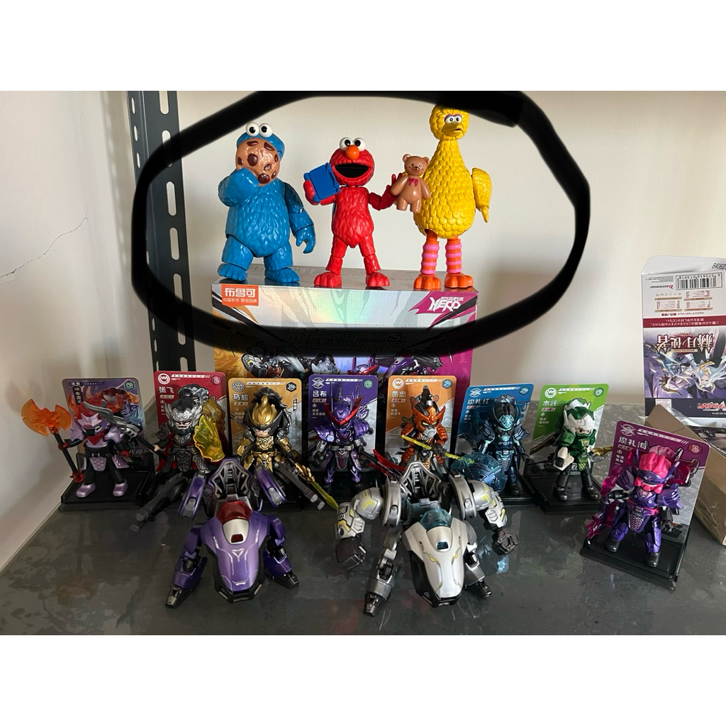 blokees sesame street 3 figure