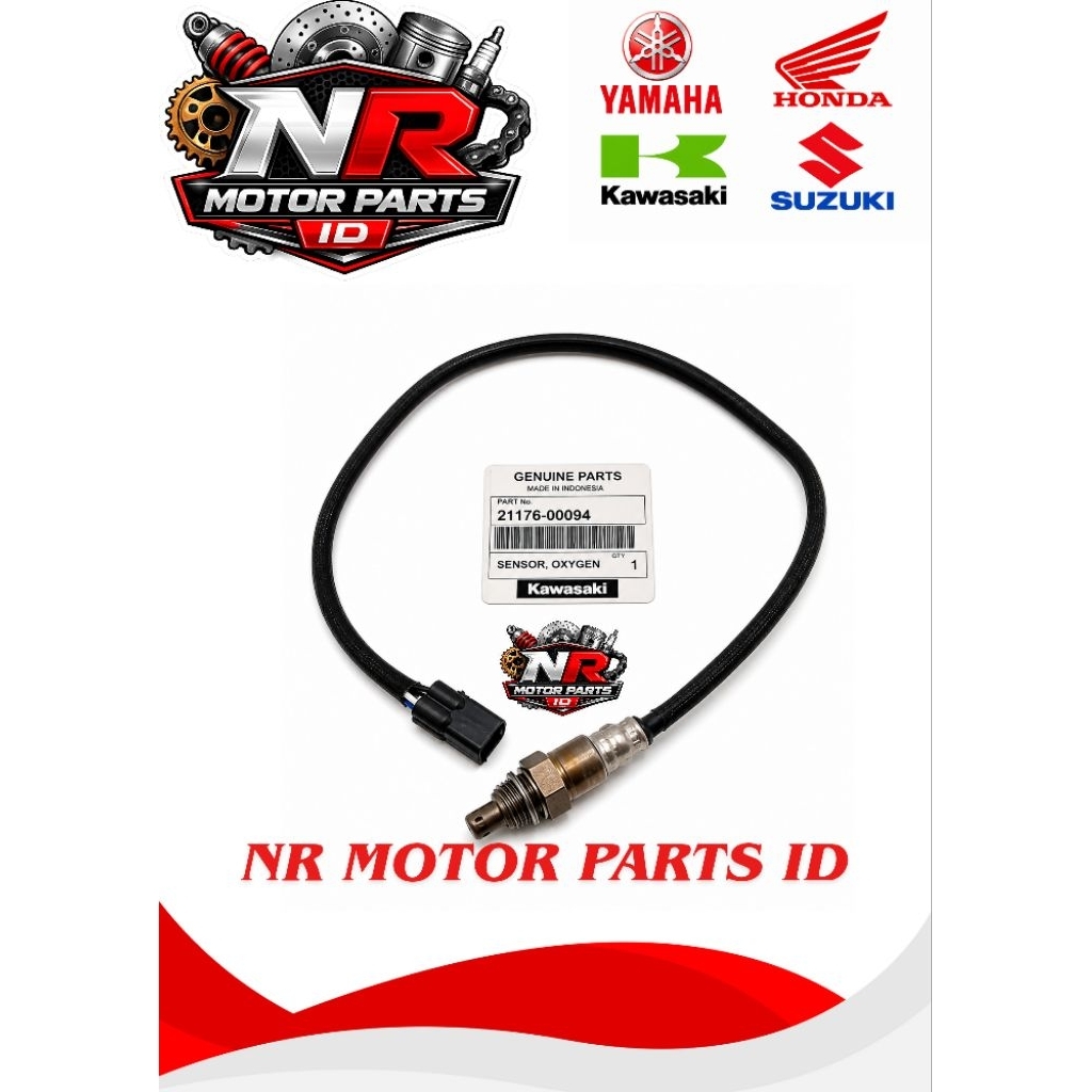 SENSOR OKSIGEN SENSOR O2 SENSOR EMISI KNALPOT NINJA 250 FI Z 250 KLX 250 (21176-0094) DENSO