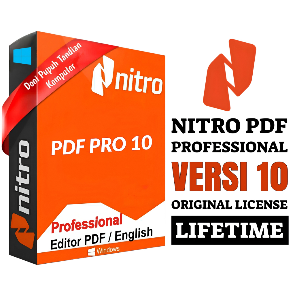 Nitro PDF Pro 10 Original License Lifetime
