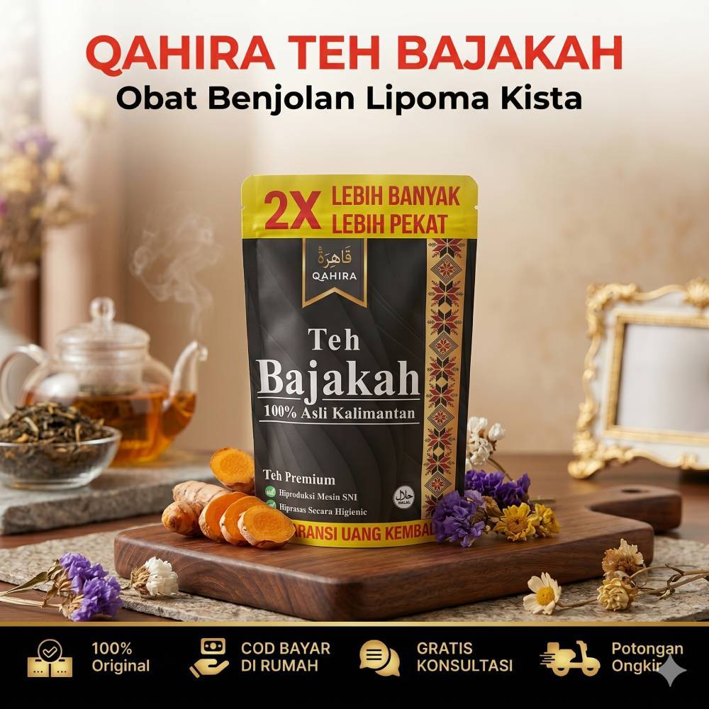 QAHIRA TEH BAJAKAH Obat Benjolan Tubuh dan Leher Paling Ampuh